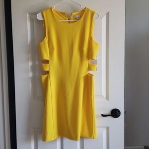 NWT 1. State Yellow Cutout Dress